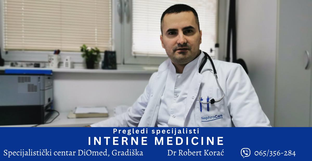 Specijalistički centar “DiOmed” Gradiška vam nudi stručno mišljenje interniste Micro Mreža
