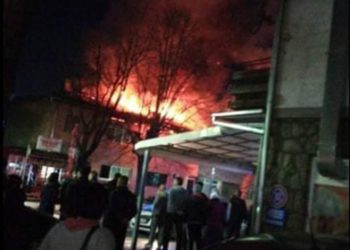 Srbac - požar - Foto: RTRS