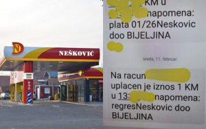 Kompanija Nešković d.o.o. isplatila regres od 1 KM radnicima