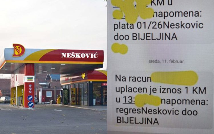 Kompanija Nešković d.o.o. isplatila regres od 1 KM radnicima