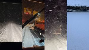 Snijeg, Slovenija, Maribor, Putevi